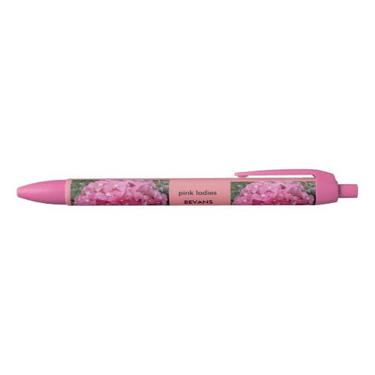 roze dames zwarte inkt pen (Bovenkant)