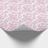Roze dampverlooppapier cadeaupapier (Hoek)