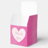 Roze Dank u Cupcake Box Bedankdoosjes (Geopend)