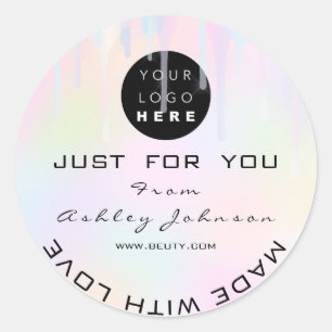 Roze, dank u, op de foto gemaakte pastelschijven v ronde sticker