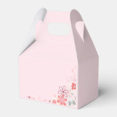  Roze DANK VOOR HET KOMEN! Christening Bedankdoosjes (Achterkant)