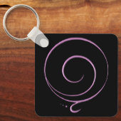 Roze Dankbaarheid Sleutelhanger (Voorkant)