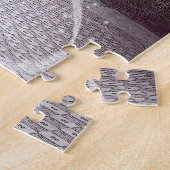 Roze dansballerina en mooie vlinders legpuzzel (Zijkant)