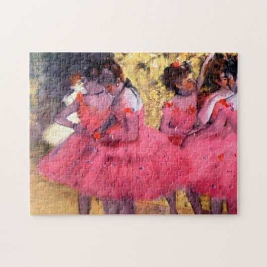 Roze dansers, Edgar Degas Legpuzzel (Horizontaal)