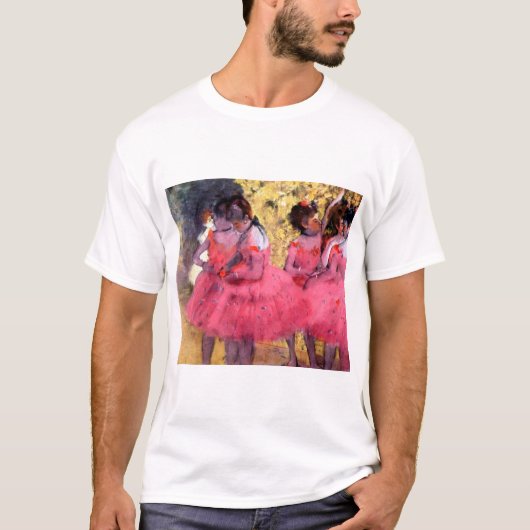 Roze dansers, Edgar Degas T-shirt (Voorkant)