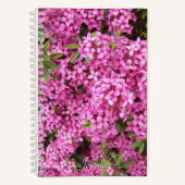  Roze Daphne Floral Notitieboek (Voorkant)