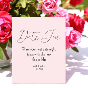 Roze Date Jar Huwelijksfeest   Poster