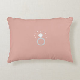 Roze de heer & mevrouw Pillow Decoratief Kussen