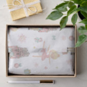 Roze De Notenkraker Kerst Ballet Decoupage Tissuepapier (Geschenk)