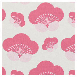 Roze Deco Floral-ontwerp Stof