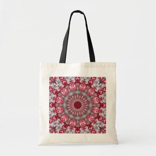Roze Decoratieve Ballen Vakantie Canvas tas (Voorkant)