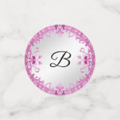 Roze Decoratieve Tafel Confetti (Kleine voorkant)