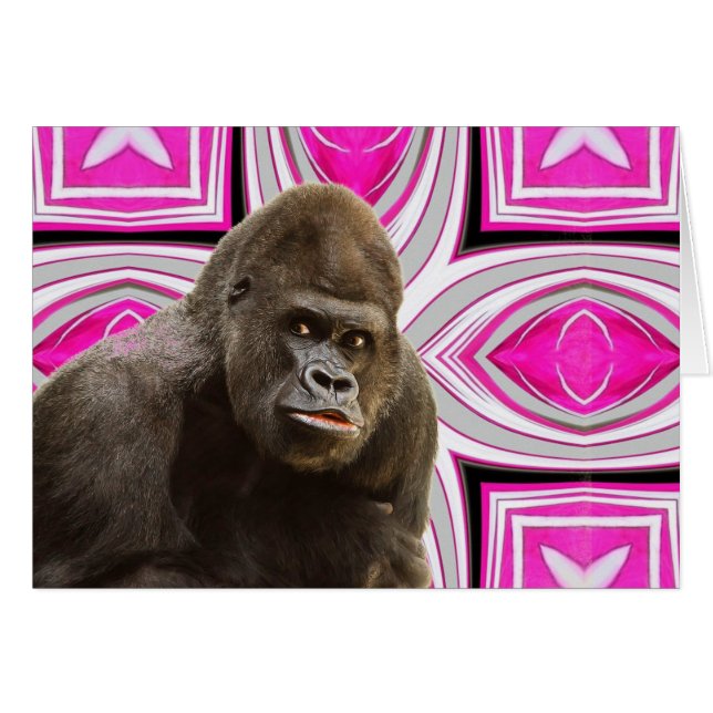 Roze Delight Gorilla (Voorkant Horizontaal)