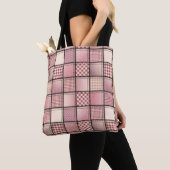 Roze denim tas (Dichtbij)