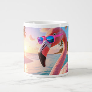 ROZE DENKER - Flamingo ROZE Extra Grote Beker