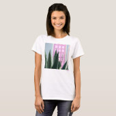 Roze deur t-shirt (Voorkant volledig)