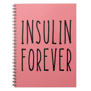 Roze diabetes notebook notitieboek