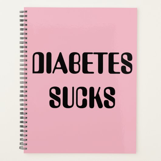 Roze diabetes planner (Voorkant)