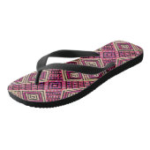 Roze diamanten | Afrikaanse modderkleding Teenslippers (Schuin)