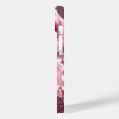 Roze diamanten & bloemblaadjes Case-Mate iPhone case (Achterkant / Links)