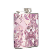 Roze diamantfles heupfles (Rechts)