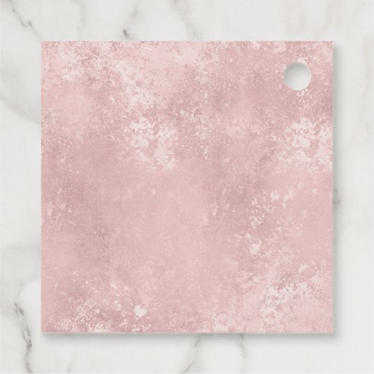 Roze Diamond Bedankjes Labels (Achterkant)