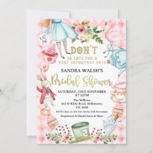 Roze Diamond is niet te laat Vrijgezellenfeest Kaart