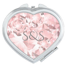 Roze Diamond Sparkle op Light Pastel Brilliant