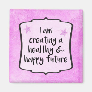 Roze Dieet Fitness WeightLoss Succes Quote Magneet