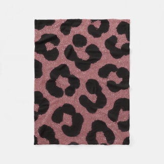 roze dierenprint deken