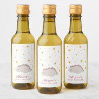 Roze Dinosaur Twinkle Star Baby shower Girl Mini