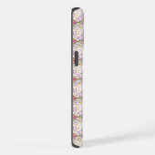 Roze Disco Ball Patroon iPhone Hoesje (Rechterkant)