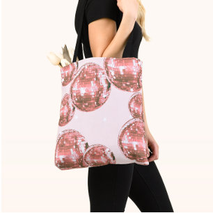 Roze Disco Ballen, Retro Glamour, Meisjesachtige E Draagtas