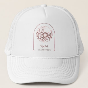 Roze Disco Boogie Team Bruid Trucker Pet
