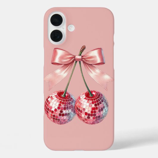Roze discobal Case-Mate iPhone case (Achterkant)