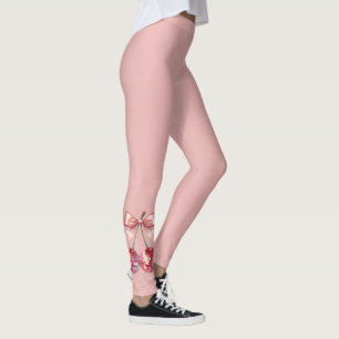 Roze discobal leggings