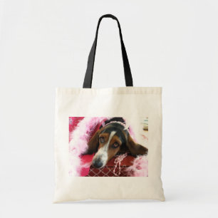 Roze Diva Dog Canvas tas