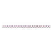 Roze, Dk Grey Wht Large Chevron ZigZag Pattern Lint (Voorkant)