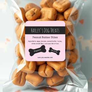 Roze   Dog Treat Business Labels