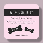 Roze | Dog Treat Business Labels
