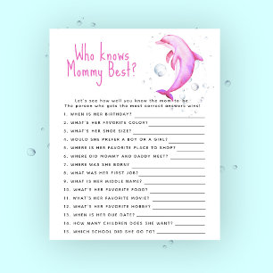 Roze dolfijn - Wie kent mama het beste