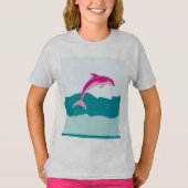 Roze dolfijnvriendelijk shirt (Voorkant)