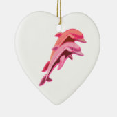 Roze Dolphins Ornament (Rechts)