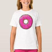 Roze Donut, Doughnut, Icing, Sprinkles, Frosting T-shirt (Voorkant)