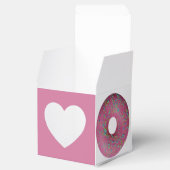 Roze donut met sprinkeltjes bedankdoosjes (Geopend)