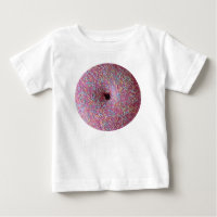 Roze donut met sprinken