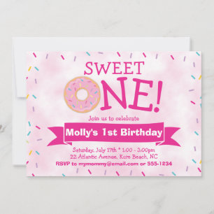 Roze Donut met sprinkhaan Kaart