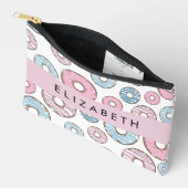 Roze Donuts, Blauwe Donuts, Sprinkles, Jouw naam Etui (Open)