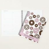Roze Donuts, Bruine Donuts, Sprinkles, Jouw naam Planner (Display)