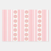 Roze Donuts ontwerp Inpakpapier Vel (Voorkant 3)